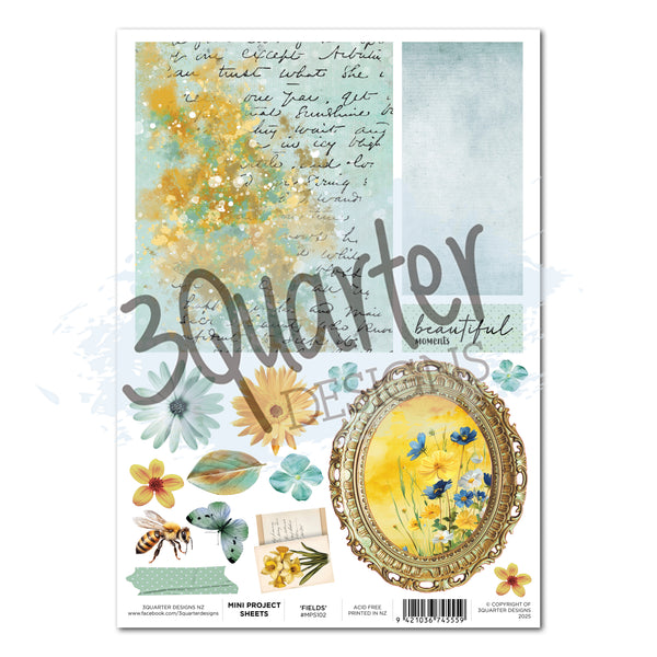 Honey Fields Mini Project Sheet (3 Quarters)