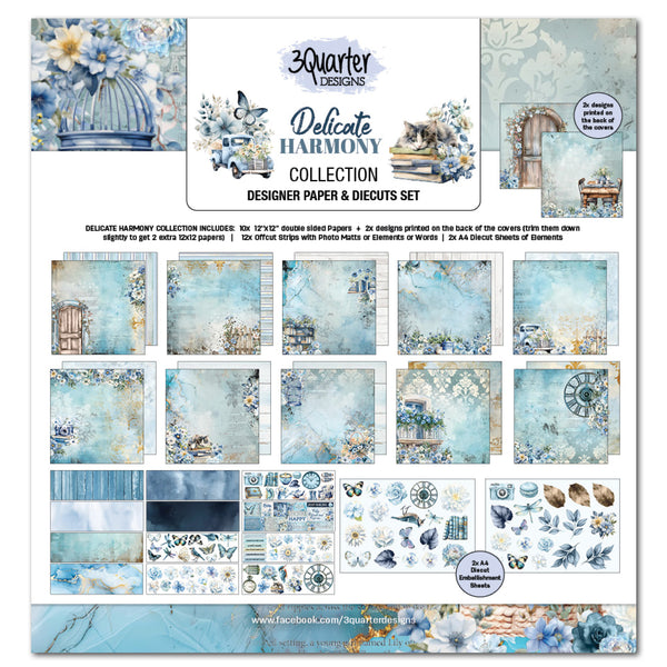 3Quarter Designs - Delicate Harmony 12"x12" Collection