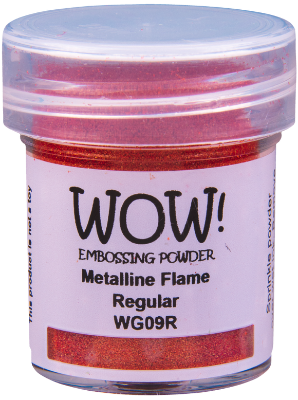 WG09R : Flame Metalline - Regular Embossing Powder (15g jar)