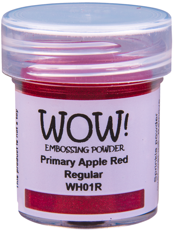 WH01R :  Primary Apple Red - Regular Primary Colours Embossing Powder (15g jar)