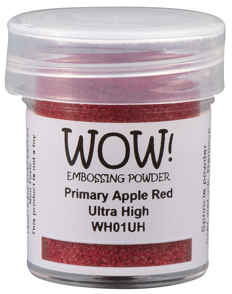 WH01UH :  Primary Apple Red - Ultra High Primary Colours Embossing Powder (15g jar)