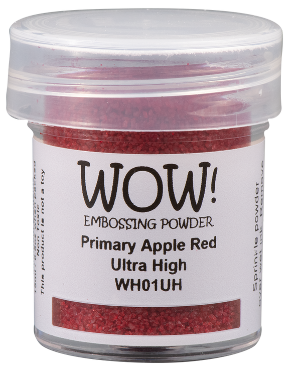 WH01UH :  Primary Apple Red - Ultra High Primary Colours Embossing Powder (15g jar)