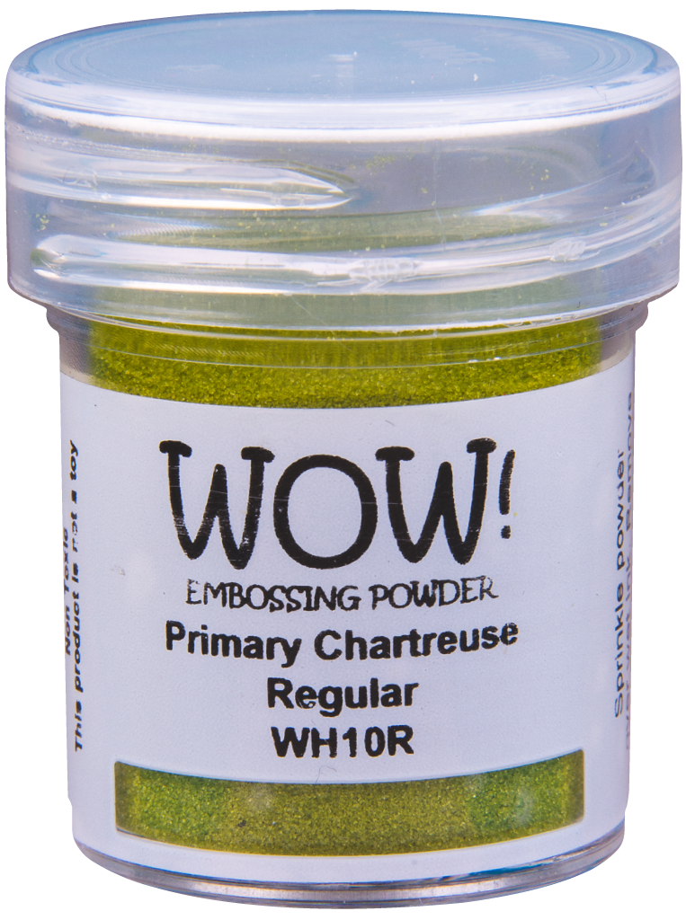 WH10R :  Primary Chartreuse - Regular Primary Colours Embossing Powder (15g jar)