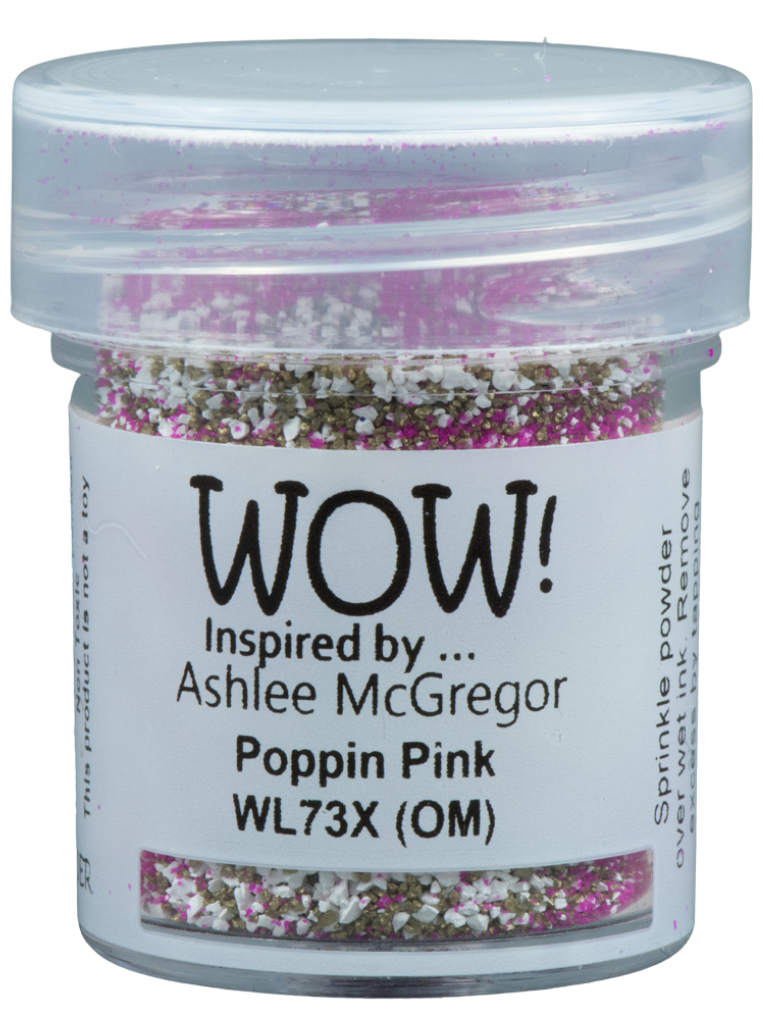 WL73X :  Poppin Pink - X*Ashlee McGregor Colour Blends Embossing Powder (15g jar)