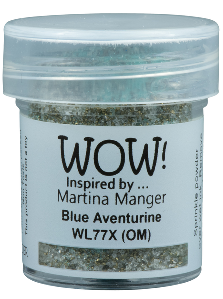 WL77X :  Blue Aventurine - X*Martina Manger Colour Blends Embossing Powder (15g jar)