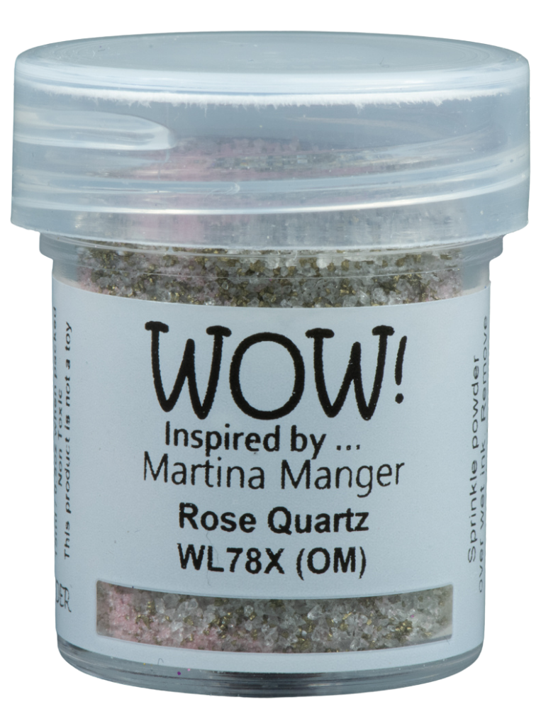 WL78X :  Rose Quartz - X*Martina Manger* Colour Blends Embossing Powder (15g jar)