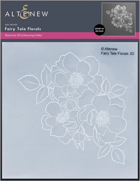 ALT7395 Altenew -3D Embossing Folder Fairy Tale Florals