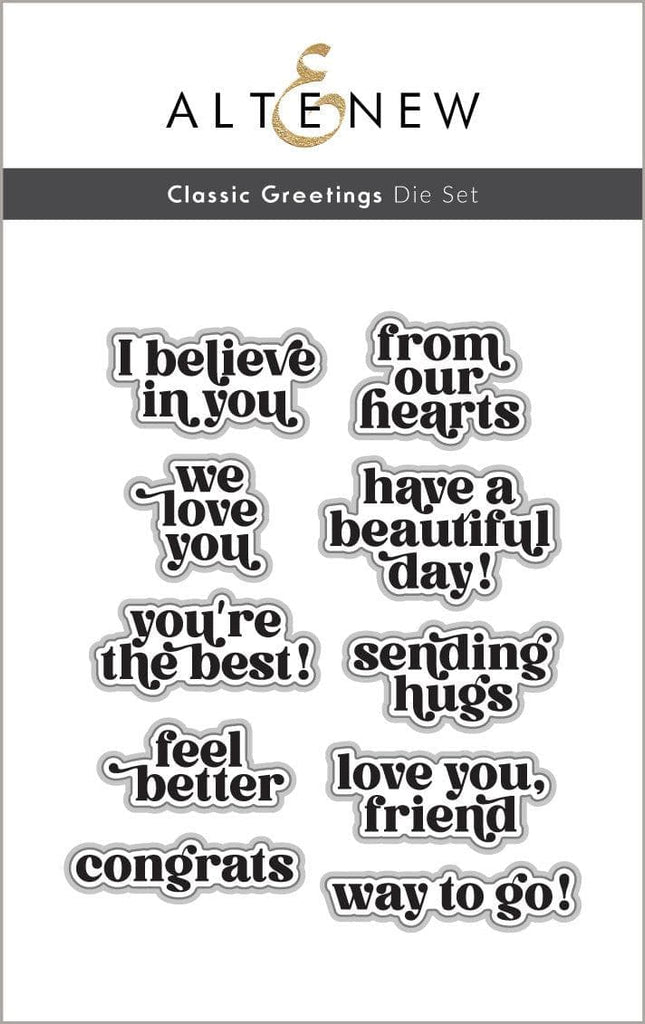 Classic Greeting Die Set - (Altenew)