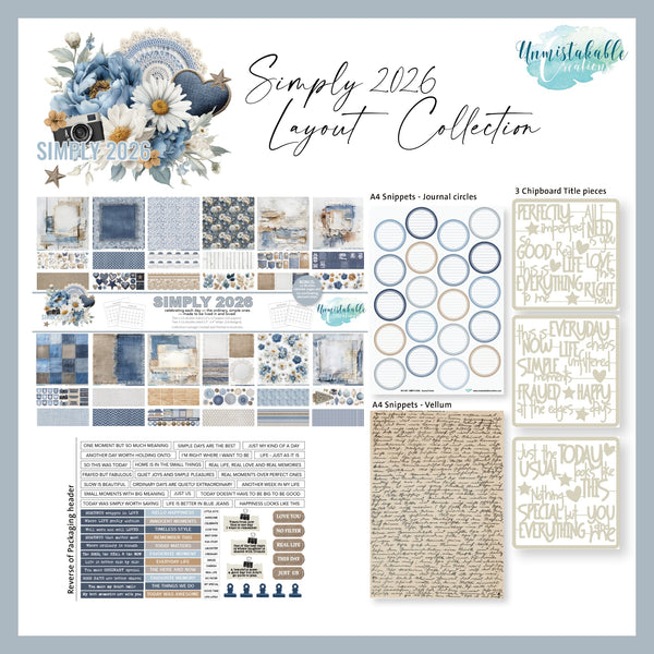 SIMPLY 2026 Denim & Lace Collection Kit