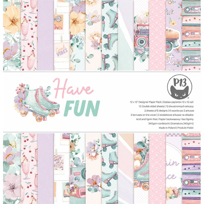 Have Fun 12" Paper Pack (P13)