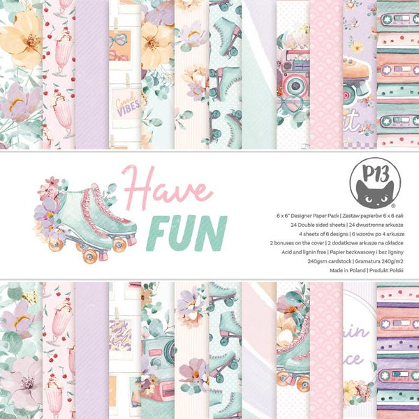 Have Fun 6" Paper Pack (P13)