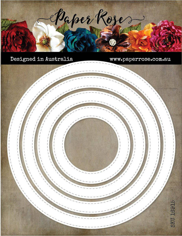 Circle Frame Stitched Set Die (Paper Rose)