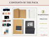 Craftreat : Project Template - Accordian Project Pack (3 sets in pack)