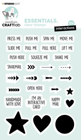 Interactions : Craftlab Essentials Clear Stamps