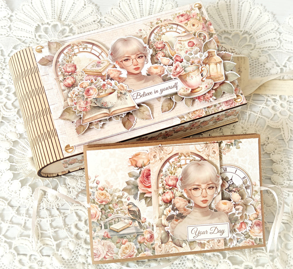 ScrapBoys Tauranga Class : Tuesday 17th October 6.30pm to 9.30pm : Album in Wooden Box