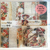 SCRAPBOYS SPECIAL : 8"Lady in Red Paper Pack with Die Cut Pack