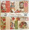 SCRAPBOYS SPECIAL : 12" Happy Christmas Pack with Die Cut Pack