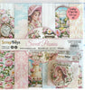 SCRAPBOYS SPECIAL : 12" Sweet Peonies Pack with Die Cut Pack
