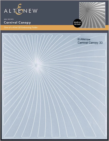 ALT7510 Altenew -3D Embossing Folder Carnival Canopy 3D