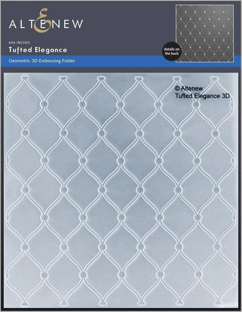 ALT8715 Altenew -3D Embossing Folder Tufted Elegance 3D