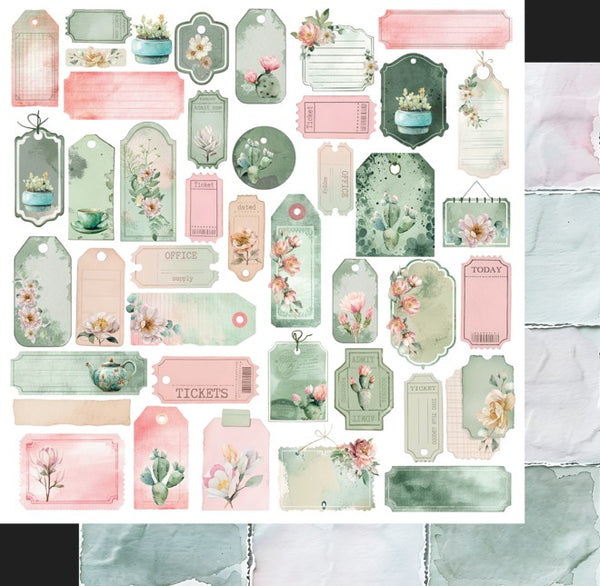 UCP3118 : Garden Sanctuary Paper (Tea & Tranquility)