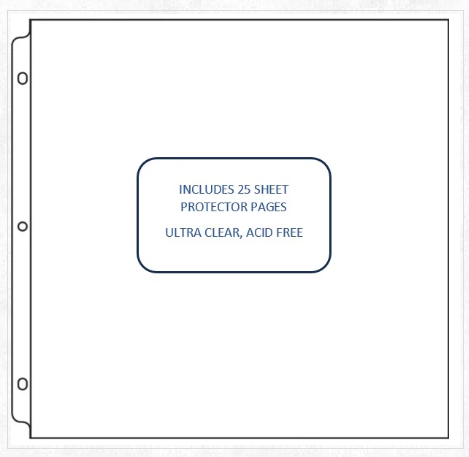 Superior Refills 25 pack with no inserts - Suitable for D-Ring and Post Bound