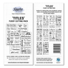 Titles Fussy Cutting Book