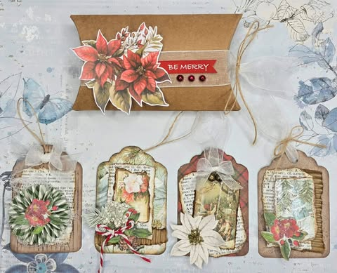 C2529 : Pillow Box & Gift Tags (CK)