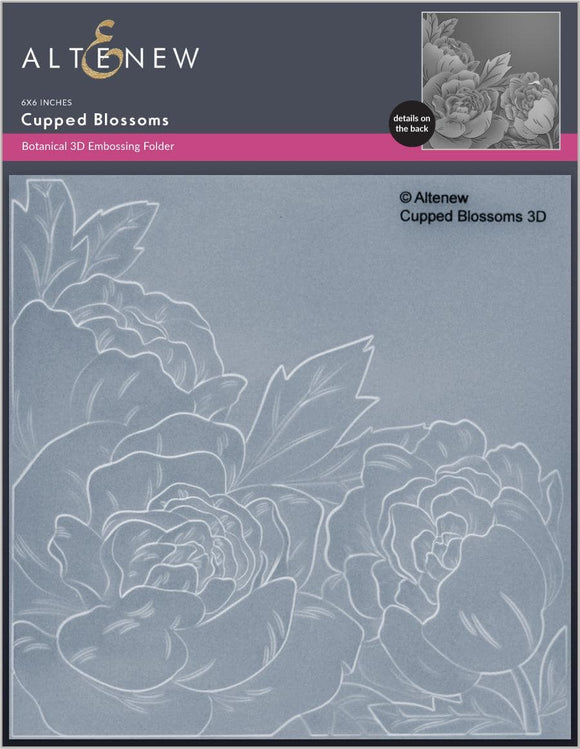 ALT6650 Altenew -3D Embossing Folder Cupped Blossoms