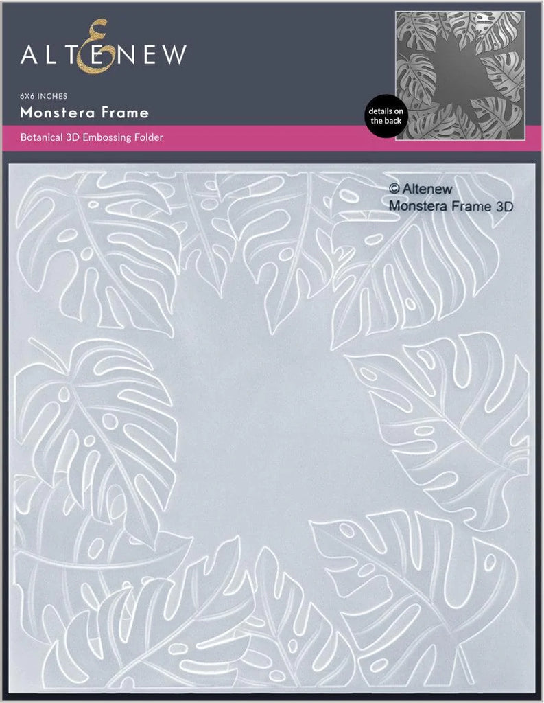 ALT7187 Altenew -3D Embossing Folder Monstera Frame