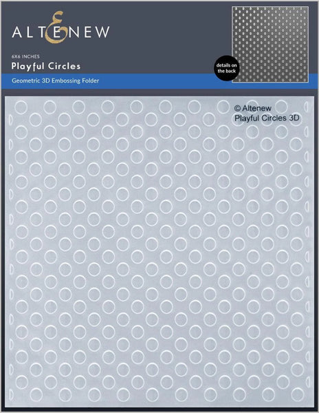 ALT7198 Altenew -3D Embossing Folder Playful Circles
