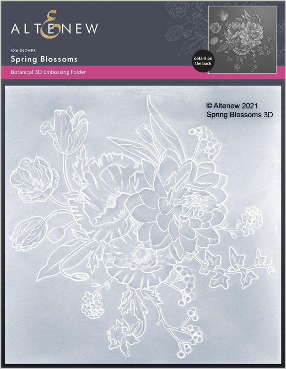 ALT6131 Altenew -3D Embossing Folder Spring Blossoms
