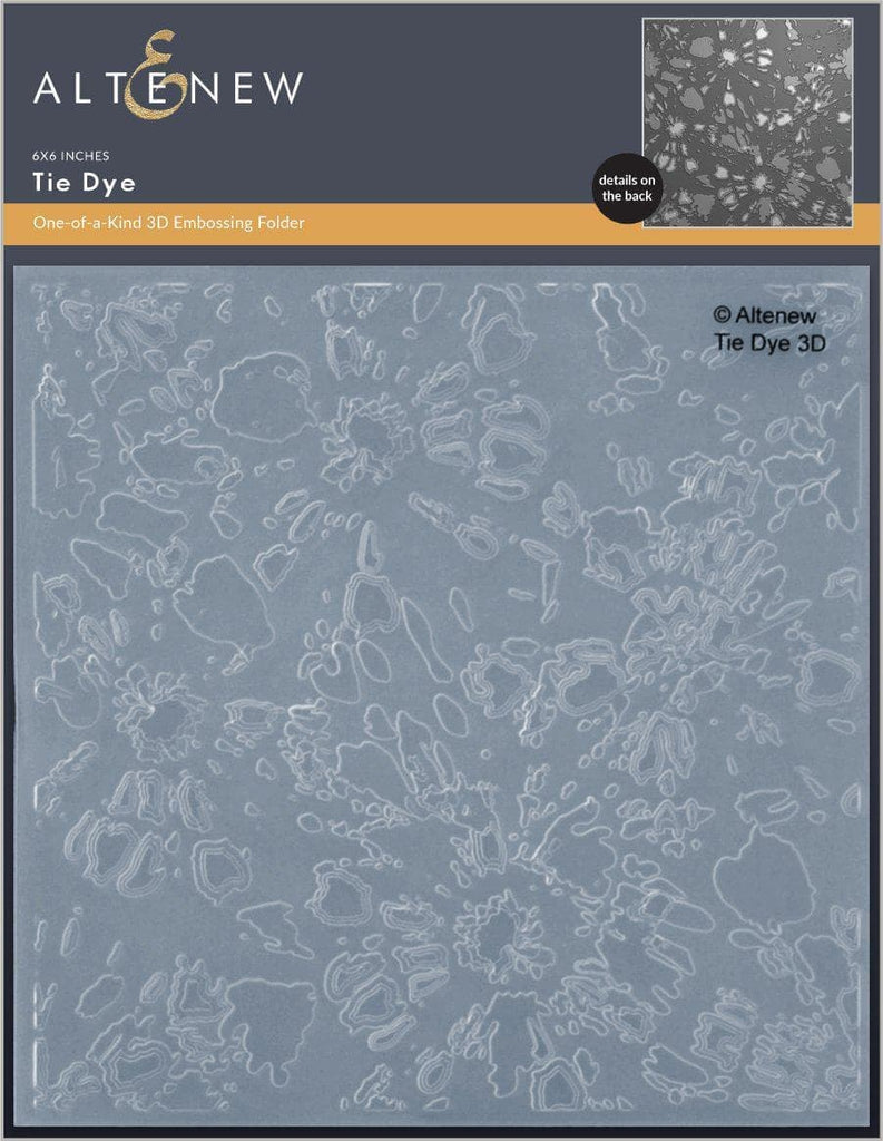 ALT6663 Altenew -3D Embossing Folder Tie Dye