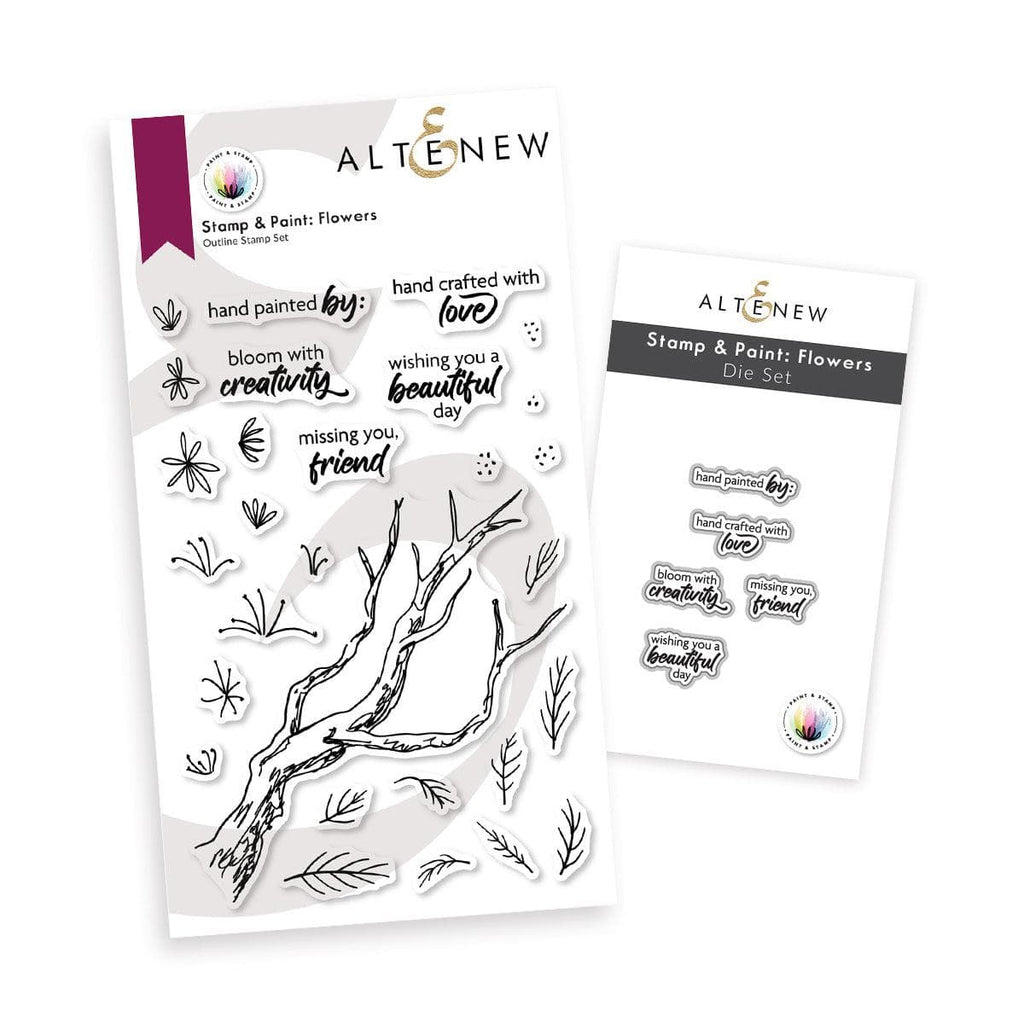 Paint & Stamp Flowers Stamp & Die Set (AlteNew)