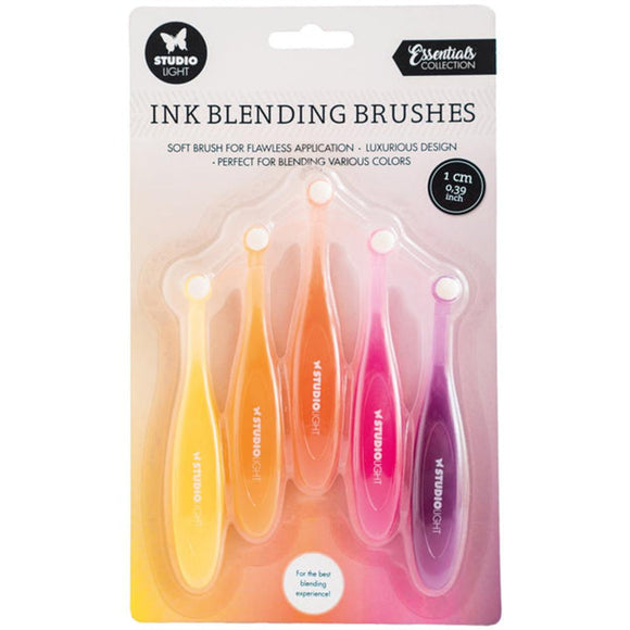 Ink blending brushes 1cm (Studio Light) 5 pack