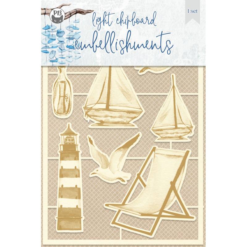 Beyond the Sea : Chipboard Embellishments -  Sea