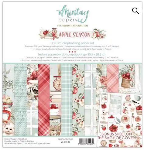 Mintay - Apple Season : APL-07 12x12 Paper Pad