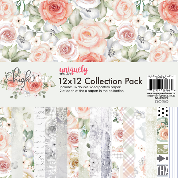 High Tea 12x12 Collection Pack (Uniquely Creative)
