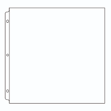 Page Protector - 8 x 8''  Ring 25 Pack  #660143