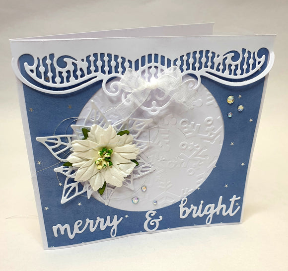 ** INSTRUCTIONS ONLY ** for Embossed Christmas Card - (CK) #C837*