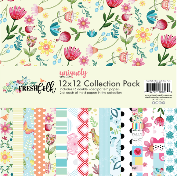 Fresh Folk 12x12 Collection Pack (Uniquely Creative)