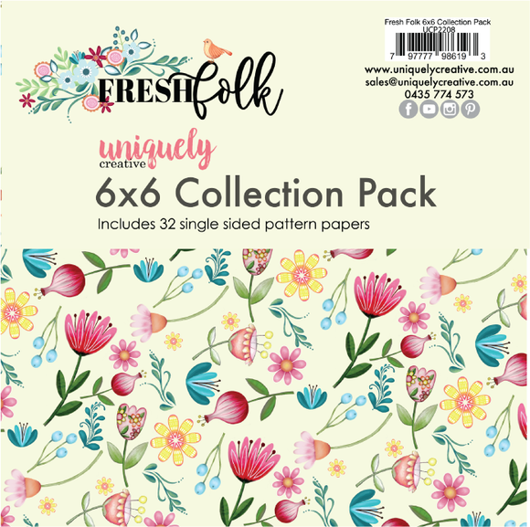 Fresh Folk 6x6 Collection Pack (Uniquely Creative)
