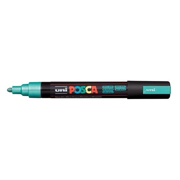 Uni Posca Marker 1.8mm Bullet Tip Metallic Green PC-5M