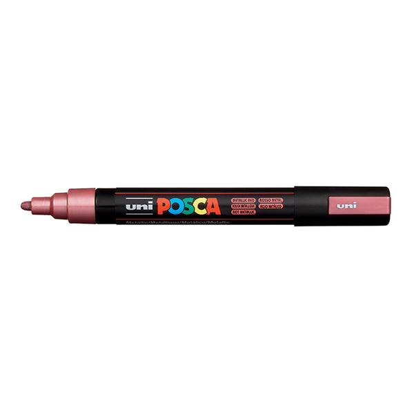 Uni Posca Marker 1.8mm Bullet Tip Metallic Red PC-5M