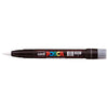 Uni Posca Marker 0.1-1.0mm Brush Tip White PCF-350