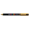 Uni Posca Marker 0.7mm Ultra Fine Tip Gold PC-1MR