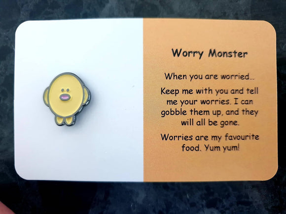 Little Joys - Worry Monster Pin