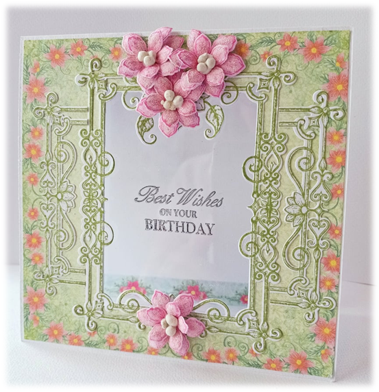 C2204 : Heartfelt Floral Frames Card (CK)