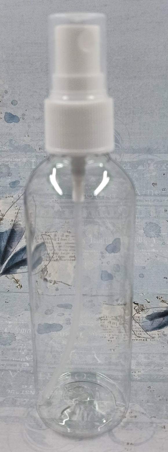 Clear Spray Bottle with lid