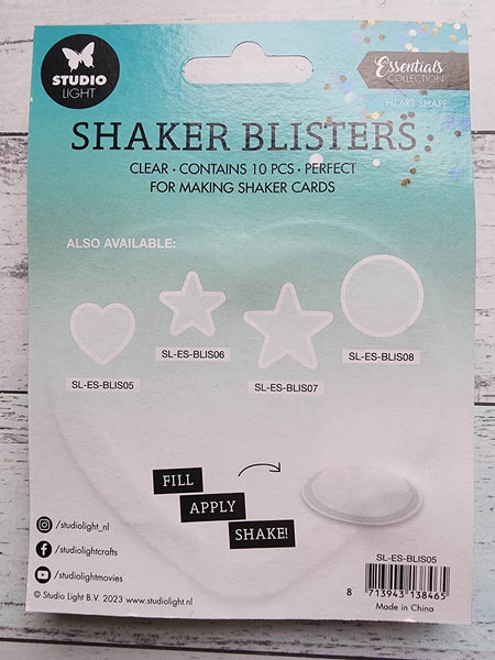 Shaker Packs : Heart Blisters - (Studio Light)